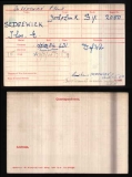 SEDGWICK THOMAS EDWARD(medal card)