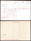 SHAW GEORGE(medal card)
