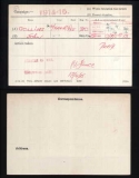 COLLINS JOHN GEORGE(medal card)