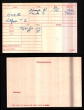OVER WILFRED THOMAS EDWARD(medal card)