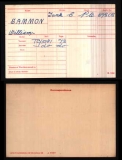 SAMMON WILLIAM(medal card)