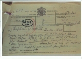 RAPHAEL JOHN EDWARD (Telegram 13 June 1917)