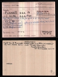 FURNELL CECIL HERBERT MICHAEL (medal card)