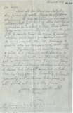 LEWIS THOMAS JOHN (Letter to his wife, December 1917)