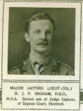  INGHAM ROBERT JOHN FITZGERALD (The Illustrated London News, July 1917)