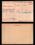 HOSKYNS-ABRAHALL BENNET EDMUND (medal card)