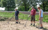  Maarten Bracke, Thomas Apers en Frederik Roelens zijn de archeologen van dienst 