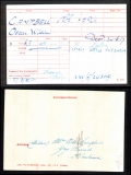 CAMPBELL OSCAR WILLIAM (medal card)