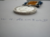  ARCHBOLD WILLIAM HESLEHURST (British War Medal)