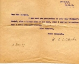 JACQUES RICHARD (letter from Chaplain Clarke, n10 CCS, 11 December 1917)