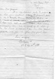 JACQUES RICHARD (letter from Lieutenant Blakey, 12 December 1917)