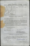 CADDY JAMES CONSTANTINE (attestation paper)