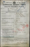 Bleazard Walter John (attestation paper)