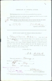 MITCHELL GEORGE EDWARD (attestation paper)