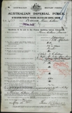 PEARSON THOMAS WILLIAM (attestation paper)