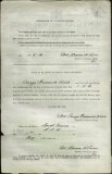 WALSH GEORGE FREDERICK (attestation paper)