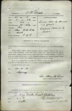 WALSH GEORGE FREDERICK (attestation paper)