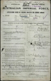 WILLIAMS JAMES HENRY (attestation paper)