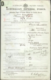 MILLINGTON CHARLES (attestation paper)