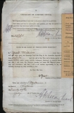 YEATS WILLIAM GEORGE (attestation paper)