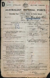 ALCHIN OLIVER HENRY GORDON (attestation paper)