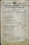 ANDERSON ARTHUR GORDON (attestation paper)