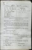 ARGENT ALFRED (attestation paper)