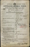 ARMITAGE ALFRED COURTNEY (attestation paper)