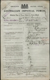 WILSON THOMAS CORNELIUS (attestation paper)