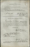 WILSON THOMAS CORNELIUS (attestation paper)