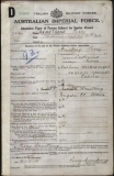 ARMSTRONG PERCY (attestation paper)