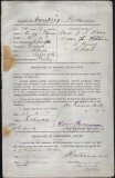 ARMSTRONG PERCY (attestation paper)