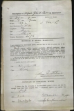 BAKER ALFRED JOHN HALLETT (attestation paper)