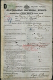 WILLIAMS GEORGE THOMAS CLYDE (attestation paper)