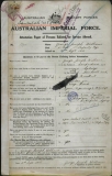 WILLIAMS GEORGE JOSEPH (attestation paper)