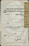 WILLIAMS ALBERT (attestation paper)