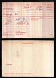 MURRELL GEORGE WILLIAM (medal card)