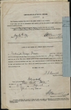 BEMISH FREDERICK GEORGE (attestation paper)