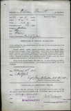 BENNETT WILLIAM (attestation paper)