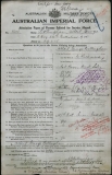 BILLINGHAM ALBERT GEORGE (attestation paper)