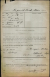 BLAIR REGINALD CLAUDE (attestation paper)