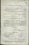 BOOTH WILLIAM ERNEST (attestation paper)