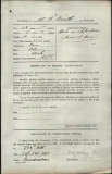 BOOTH WILLIAM ERNEST (attestation paper)