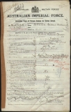 BROWN GILBERT WILLIAM (attestation paper)