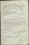 BROWN GILBERT WILLIAM (attestation paper)