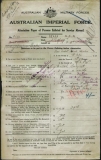 WARR HERBERT EKWELL ARCH (attestation paper)