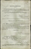 WARR HERBERT EKWELL ARCH (attestation paper)