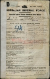 BRUCE HUBERT ALEXANDER (attestation paper)