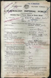 WALSH ALBERT JOHN (attestation paper)