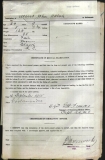 WALSH ALBERT JOHN (attestation paper)